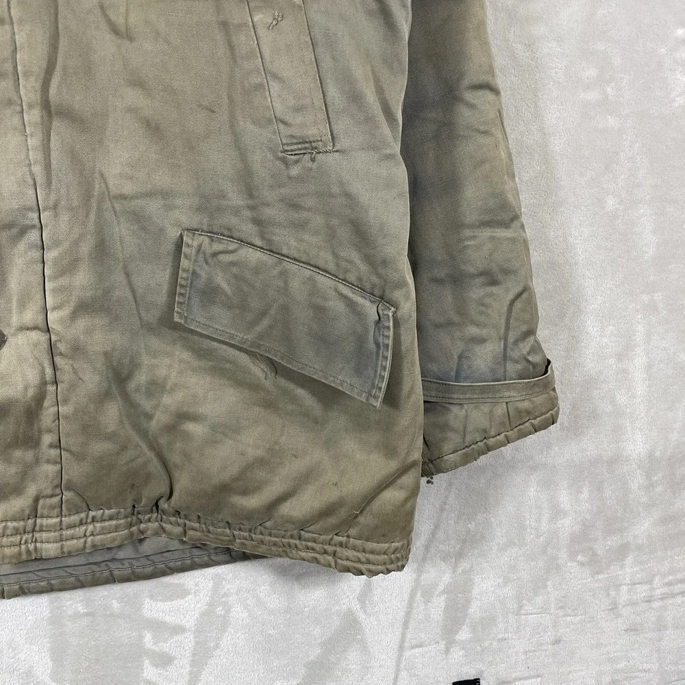 Vintage WWII US Air Force B-9 Type Parka Jacket Original Militaria Large